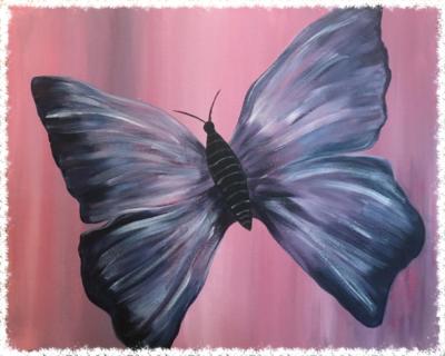 purple butterfly