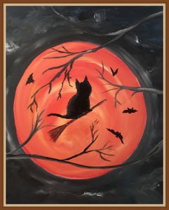 Cat in Moon